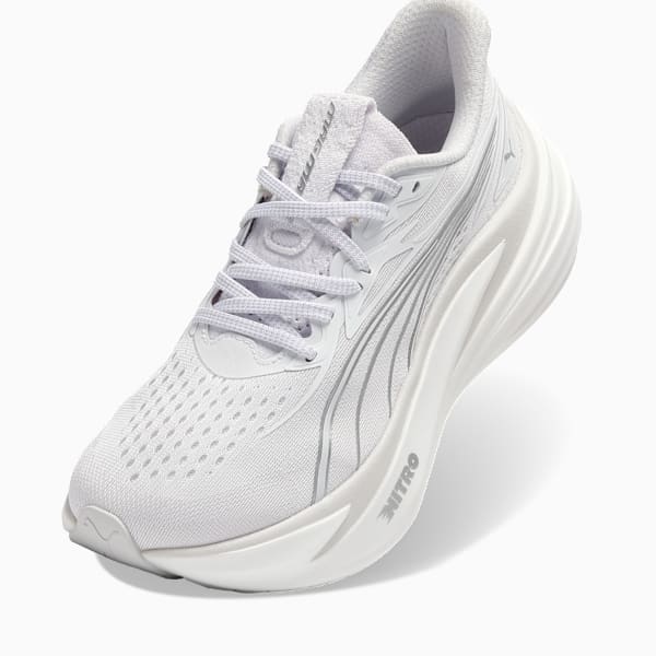 MagMax NITRO™ 2 Women's Road Running Shoes, PUMA White-PUMA Silver, extralarge