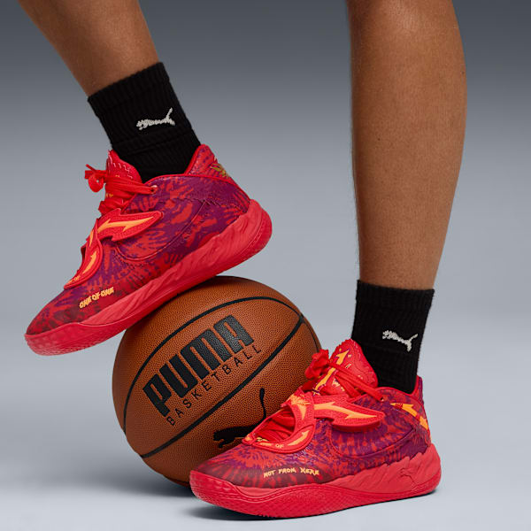 MB.05 Crowd Surf, PUMA Red-Magenta Gleam-Fluro Orange Pes, extralarge