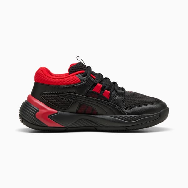 Uproar Basketball Shoes Youth, PUMA Black-For All Time Red, extralarge