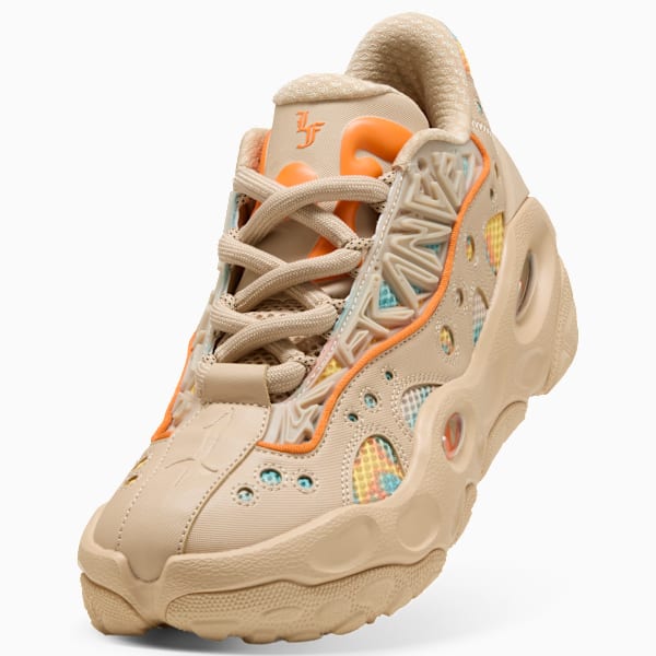 La Francé RNR Sneakers Unisex, Light Sand-Orange Glo-Aquatic, extralarge