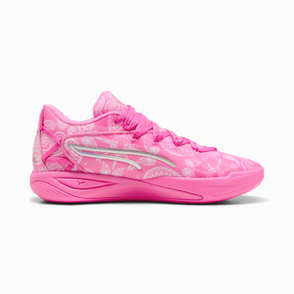 Stewie 4 ST4RZ Basketball Shoes Women, Pink Pixel-PUMA White, extralarge
