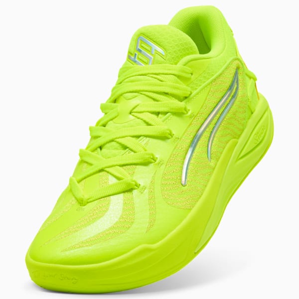 Stewie 4 Flawless Basketball Shoes Women, Lime Squeeze-Lime Sheen, extralarge