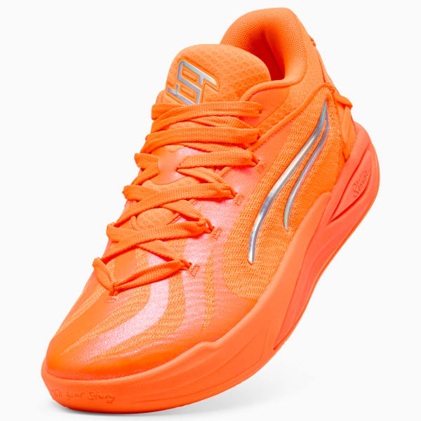 Stewie 4 Flawless Basketball Shoes Women, Sun Stream-Fluro Orange Pes, extralarge