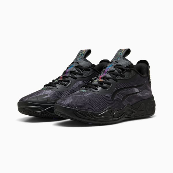 MB.04 Lo Team Unisex, PUMA Black-Dark Amethyst, extralarge