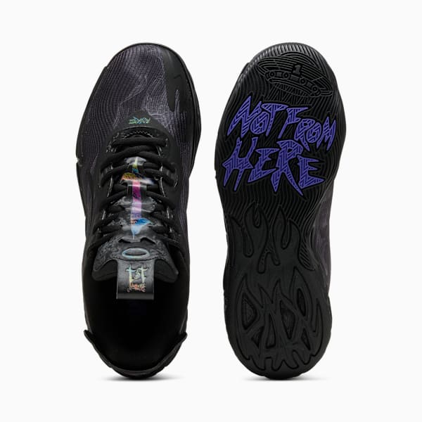 MB.04 Lo Team Unisex, PUMA Black-Dark Amethyst, extralarge