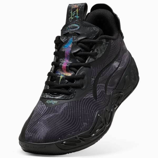 MB.04 Lo Team Unisex, PUMA Black-Dark Amethyst, extralarge