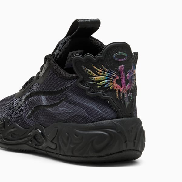 MB.04 Lo Team JR, PUMA Black-Dark Amethyst, extralarge