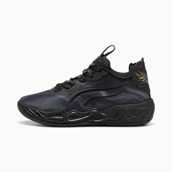 MB.04 Lo Team JR, PUMA Black-Dark Amethyst, extralarge