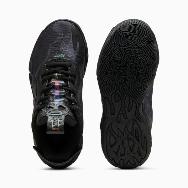MB.04 Lo Team JR, PUMA Black-Dark Amethyst, extralarge