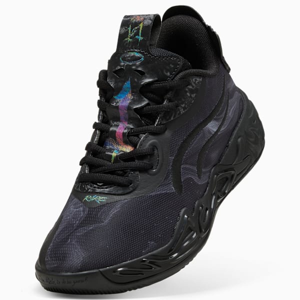 MB.04 Lo Team JR, PUMA Black-Dark Amethyst, extralarge