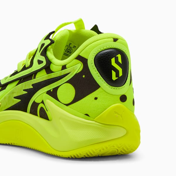 Scoot Zeros II Basketball Shoes Unisex, Yellow Alert-PUMA Black, extralarge