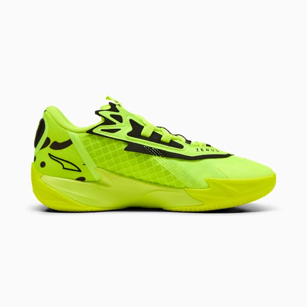 Scoot Zeros II Basketball Shoes Unisex, Yellow Alert-PUMA Black, extralarge