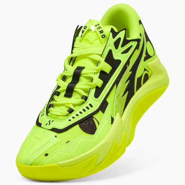 Scoot Zeros II Basketball Shoes Unisex, Yellow Alert-PUMA Black, extralarge
