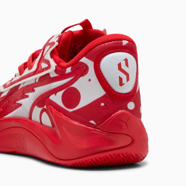 Scoot Zeros II Basketball Shoes Unisex, For All Time Red-PUMA White, extralarge-GBR