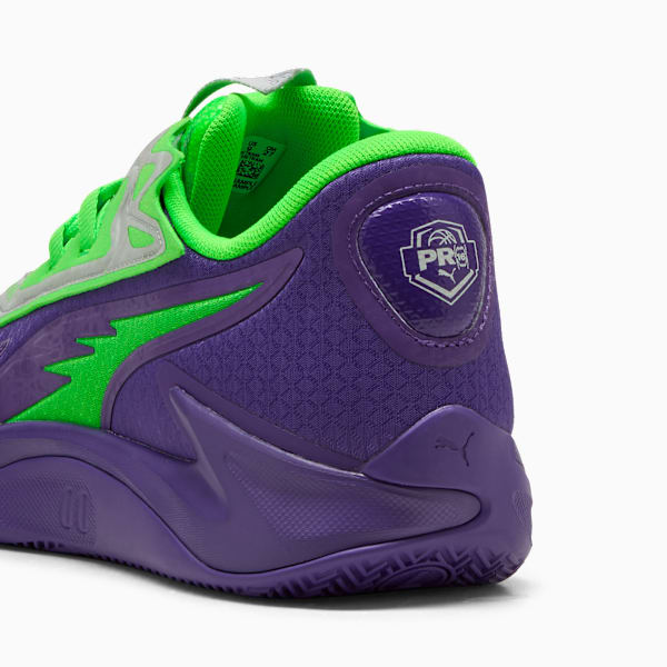 Scoot Zeros II NXTPRO Hoops Men's Basketball Shoes, Team Violet-Fluro Green Pes, extralarge