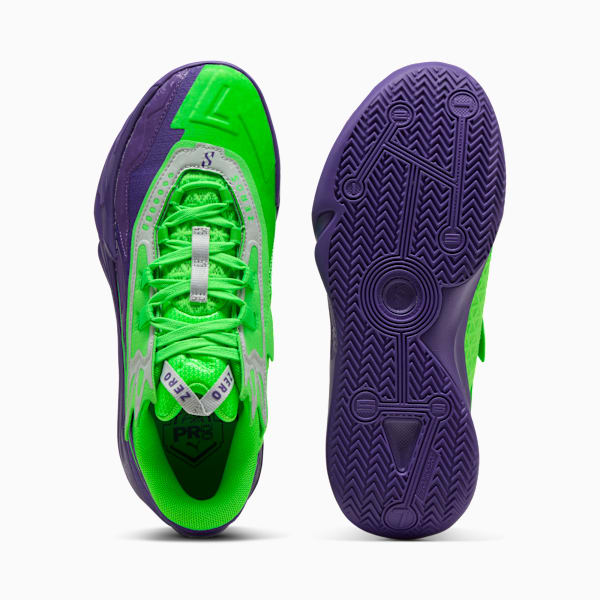 Tenis de basquetbol para hombre Scoot Zeros II NXTPRO Hoops, Team Violet-Fluro Green Pes, extralarge