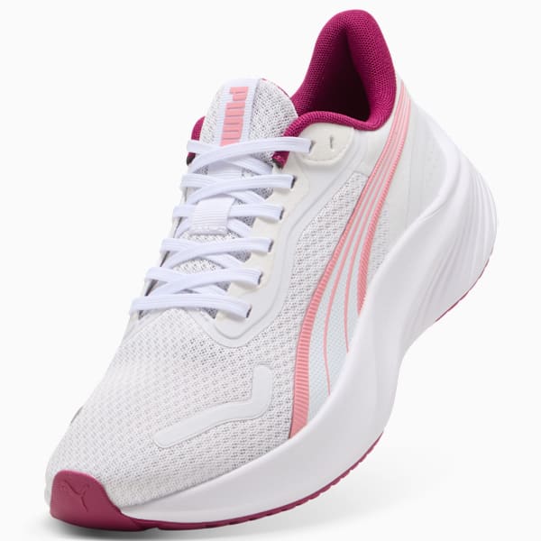 Pounce Lite Women's Running Shoes, PUMA White-Berry, extralarge