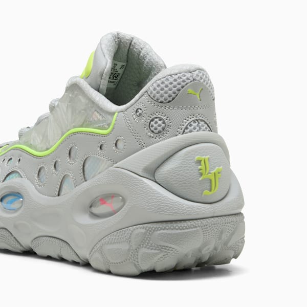 Lamelo Ball LaFrancé RNR Men's Sneakers, Flat Light Gray-Sunset Glow-Yellow Alert, extralarge