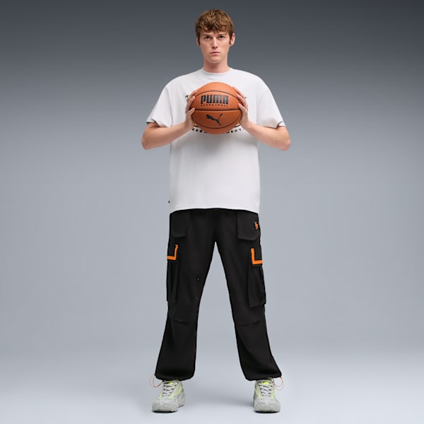Lamelo Ball LaFrancé RNR Men's Sneakers, Flat Light Gray-Sunset Glow-Yellow Alert, extralarge