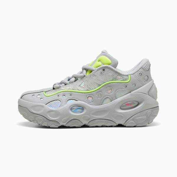 Lamelo Ball LaFrancé RNR Men's Sneakers, Flat Light Gray-Sunset Glow-Yellow Alert, extralarge