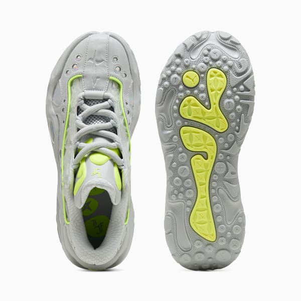 Lamelo Ball LaFrancé RNR Men's Sneakers, Flat Light Gray-Sunset Glow-Yellow Alert, extralarge