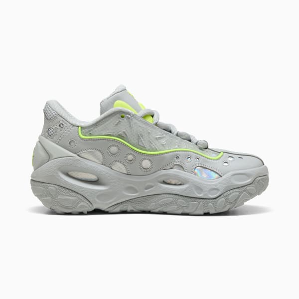 Lamelo Ball LaFrancé RNR Men's Sneakers, Flat Light Gray-Sunset Glow-Yellow Alert, extralarge