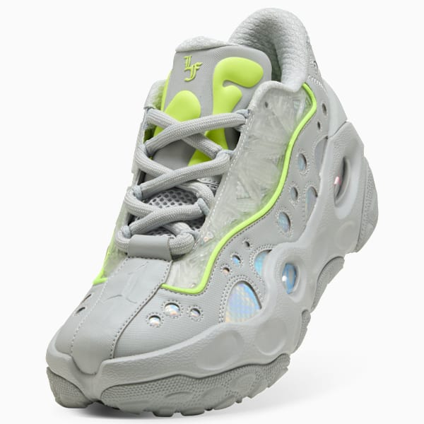 Lamelo Ball LaFrancé RNR Men's Sneakers, Flat Light Gray-Sunset Glow-Yellow Alert, extralarge