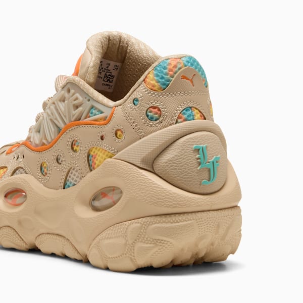 Lamelo Ball LaFrancé RNR, Light Sand-Orange Glo-Aquatic, extralarge
