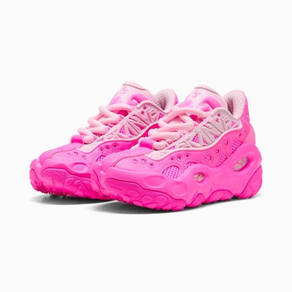 LaFrancé RNR Big Kids' Sneakers, Poison Pink-Pale Pink-Fluro Pink Pes, extralarge