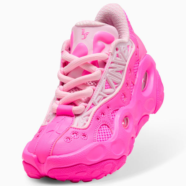 LaFrancé RNR Big Kids' Sneakers, Poison Pink-Pale Pink-Fluro Pink Pes, extralarge