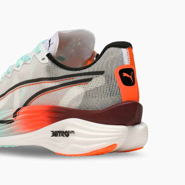 Deviate NITRO™ Elite 3 HYROX Women’s Running Shoes, PUMA White-Glowing Red-Mint Melt, extralarge-IND