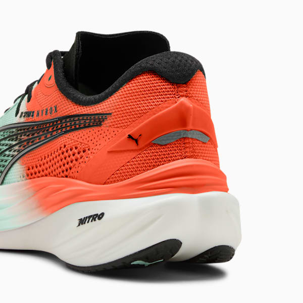 PUMA x HYROX Deviate NITRO™ 3 Running Shoes Men, Glowing Red-Mint Melt, extralarge