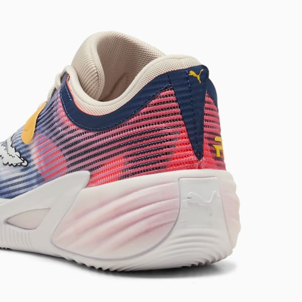 Tenis de basquetbol All-Pro NITRO™ 2 Hooptopia unisex, Persian Blue-Glowing Red, extralarge