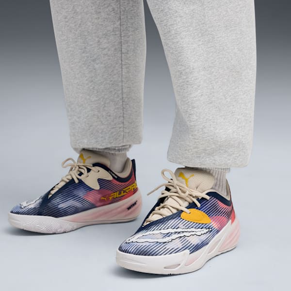 Tenis de basquetbol All-Pro NITRO™ 2 Hooptopia unisex, Persian Blue-Glowing Red, extralarge