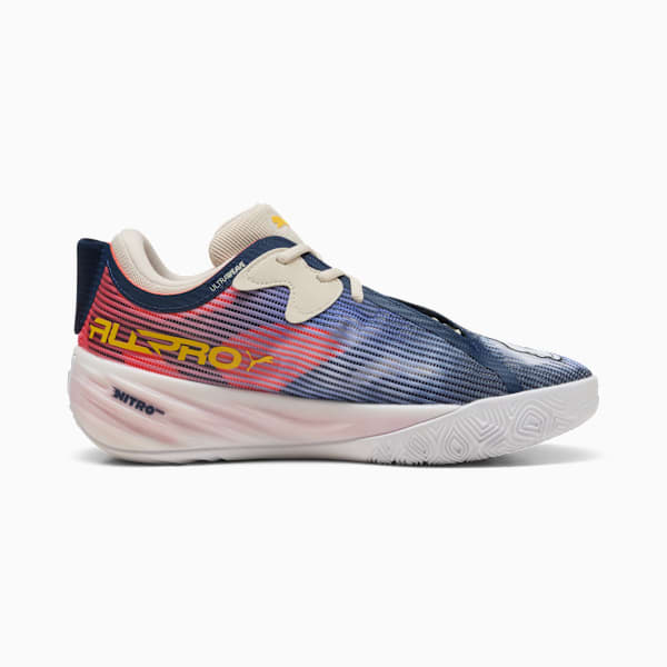 All-Pro NITRO™ 2 Hooptopia Men's Basketball Shoes, Persian Blue-Glowing Red, extralarge