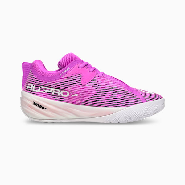 All-Pro NITRO™ 2 High Stability Basketball Shoes, Electric Orchid-PUMA White, extralarge-IND