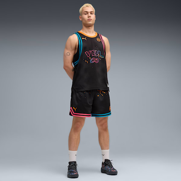 メンズ オールプロ ニトロ 2 VBL バスケットボールシューズ, PUMA Black-Electro Royal, extralarge-JPN