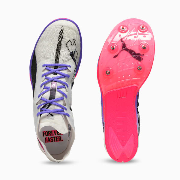 Long Distance NITRO™ Elite 3 Lightweight Running Shoes, PUMA White-PUMA Black-Fluro Pink Pes, extralarge-IND