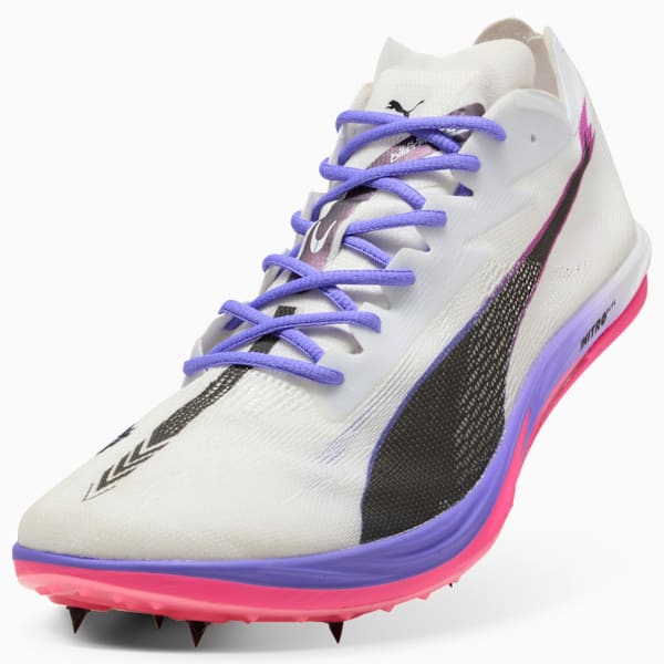 Long Distance NITRO™ Elite 3 Unisex, PUMA White-PUMA Black-Fluro Pink Pes, extralarge