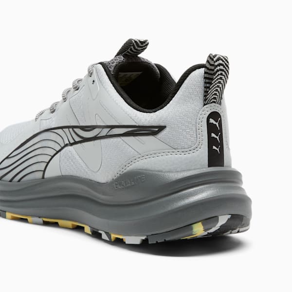 Tenis de running para hombre Reflect Lite Trail Marbled, Cool Light Gray-Cool Dark Gray-Sunny Yellow, extralarge