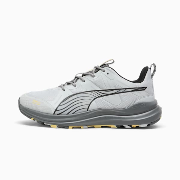 Tenis de running para hombre Reflect Lite Trail Marbled, Cool Light Gray-Cool Dark Gray-Sunny Yellow, extralarge