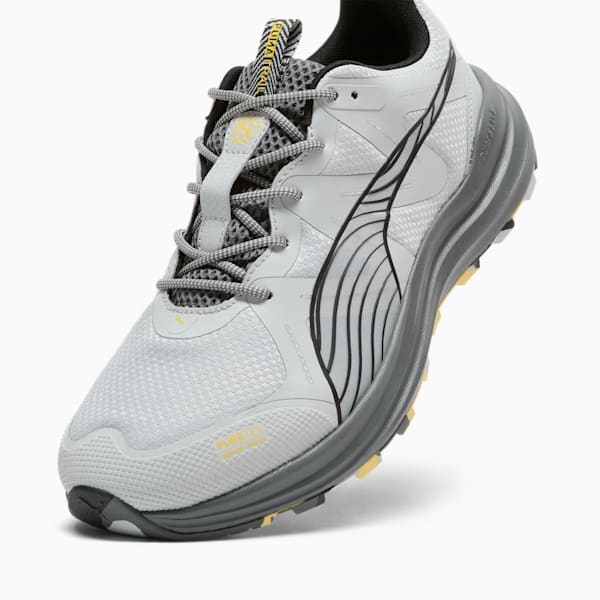 Tenis de running para hombre Reflect Lite Trail Marbled, Cool Light Gray-Cool Dark Gray-Sunny Yellow, extralarge