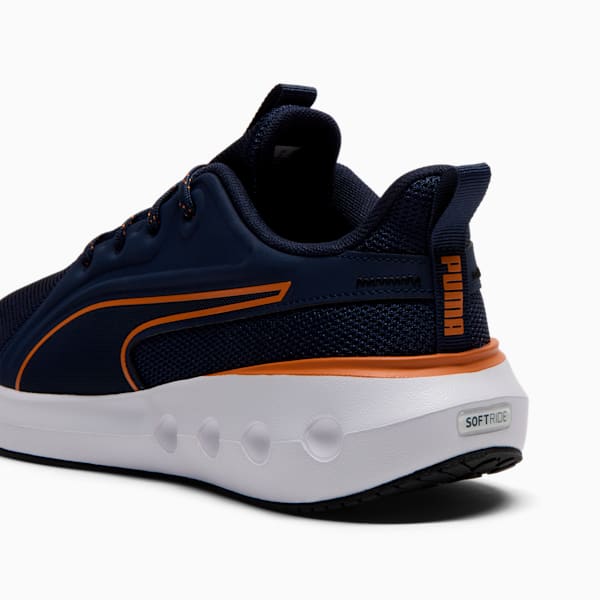 Softride Carson Lace Speck Men's Sneakers, PUMA Navy-Maple Syrup, extralarge