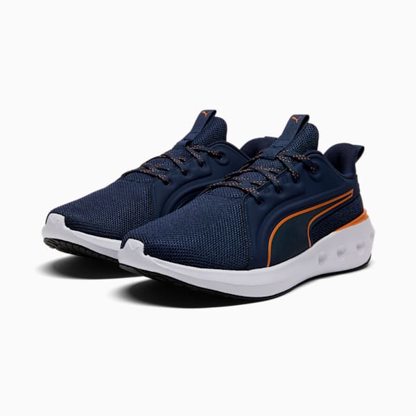 Softride Carson Lace Speck Men's Sneakers, PUMA Navy-Maple Syrup, extralarge