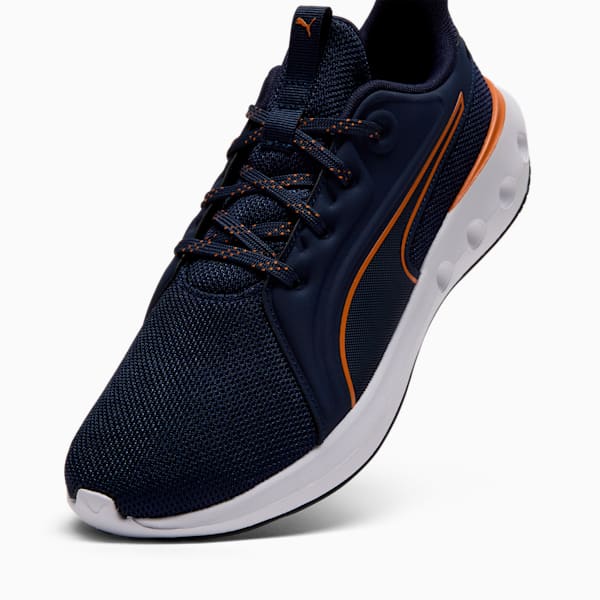 Softride Carson Lace Speck Men's Sneakers, PUMA Navy-Maple Syrup, extralarge
