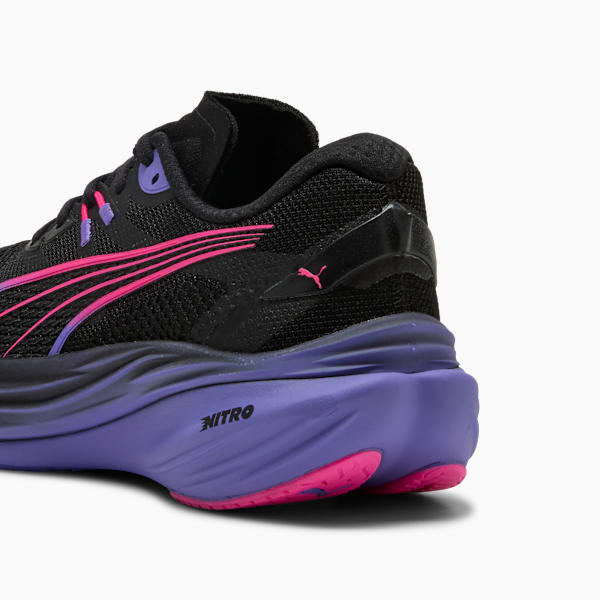 Deviate NITRO™ DIGITOKYO Running Shoes Women, PUMA Black-Fluro Pink Pes, extralarge