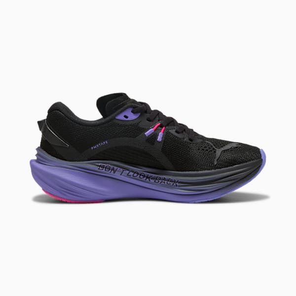 Deviate NITRO™ DIGITOKYO Running Shoes Women, PUMA Black-Fluro Pink Pes, extralarge
