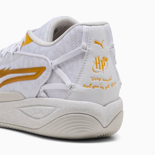 Stewie 4 Harry Potter™ Basketball Shoes Women, PUMA White-Green Terrain, extralarge