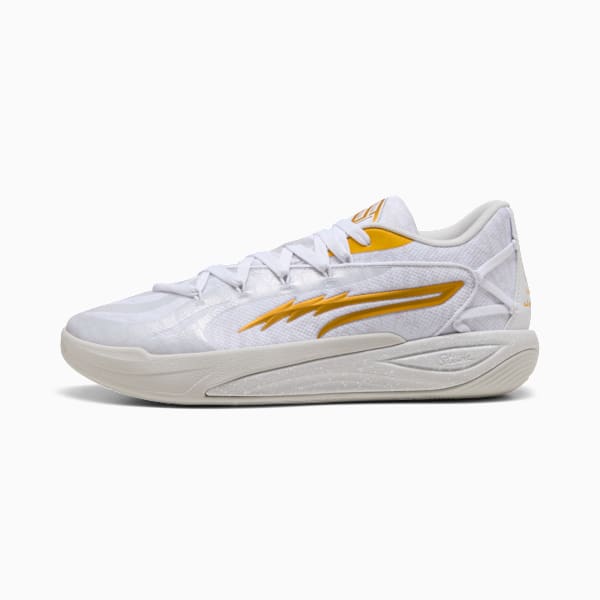 Stewie 4 Harry Potter™ Basketball Shoes Women, PUMA White-Green Terrain, extralarge