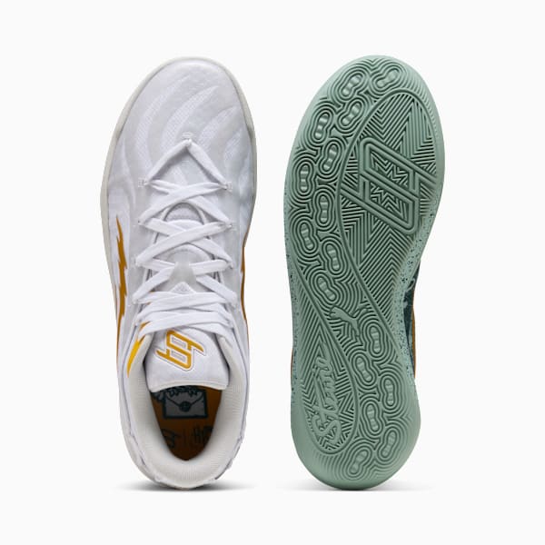 Stewie 4 Harry Potter™ Basketball Shoes Women, PUMA White-Green Terrain, extralarge